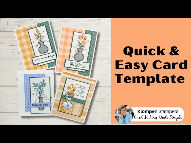 Easy Card Layout for Quick and Beautiful Handmade Cards