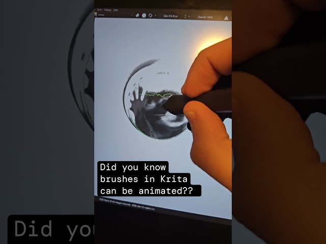 You Can Animate Brushes in Krita!