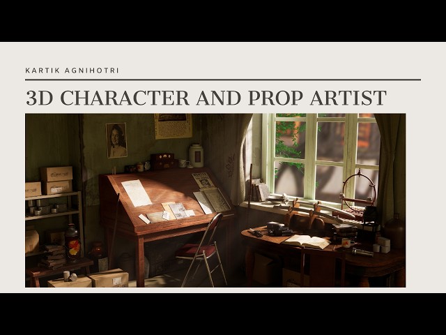 3d Character and Prop Artist Showreel .