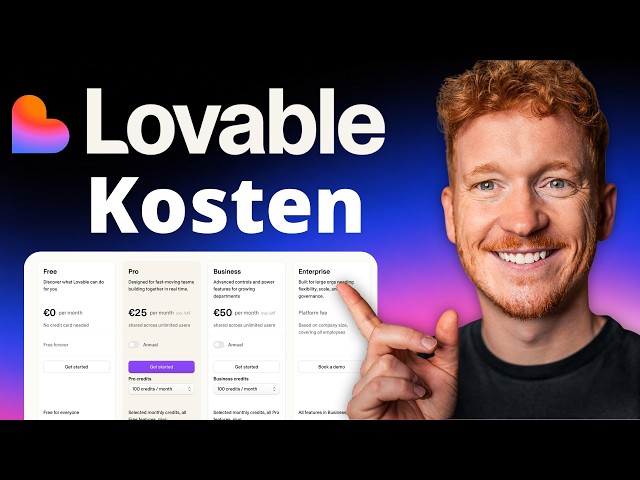 Lovable Kosten & Preise erklärt (2026) – Welcher Lovable Plan ist der richtige für dich?