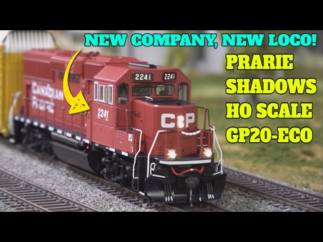 Prairie Shadows GP20 Eco CP HO Scale! ESU LokSound DCC Sound, Canadian Pacific Switcher Review