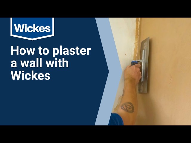 How to plaster a wall | Wickes