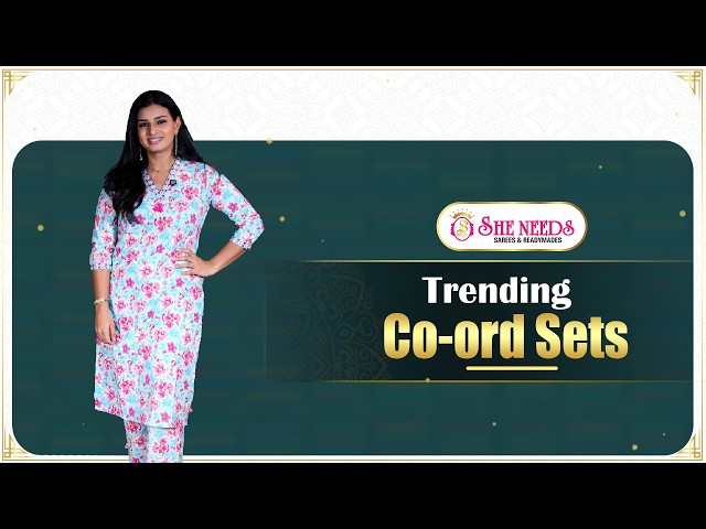 Latest Casual Co-Ord Sets & Printed Dresses Collection | She Needs