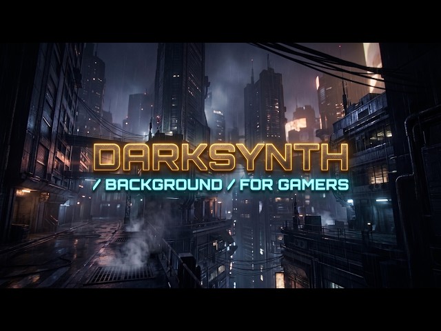 Coding & Gaming [2 HOURS] Transmission: Ultimate Cyberpunk Darksynth Mix 🦾 | Deep Focus for
