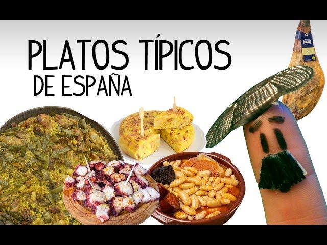 Platos típicos de España, gastronomia española - Aprender español