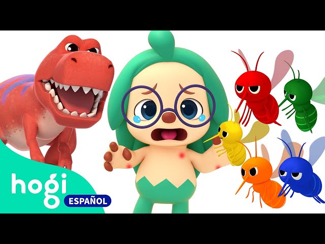 ¡No Me Molestes! | Aprende Colores con Mosquitos y Dinosaurios | Colores | Hogi en español
