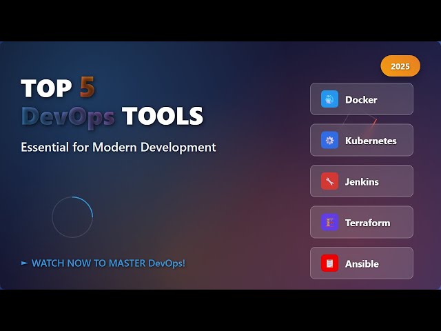Top 5 DevOps Tools for Beginners: Docker, Kubernetes, Jenkins & More!