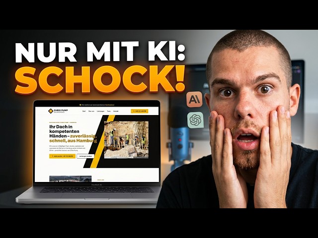Ich habe eine Website NUR mit KI erstellt (das Ergebnis hat mich schockiert)