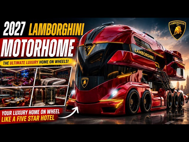 2027 Lamborghini Motorhome – INSANE Luxury Home on Wheels! | Full Review
