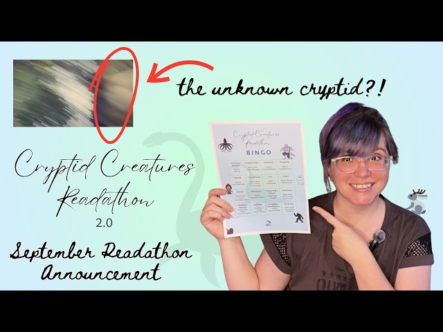 Announcing! The Cryptid Creatures Readathon 2.0!! 🐇|| A September Readathon