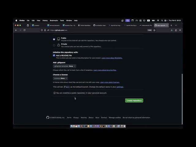 CSC 113 - Making Your First Repos on GitHub