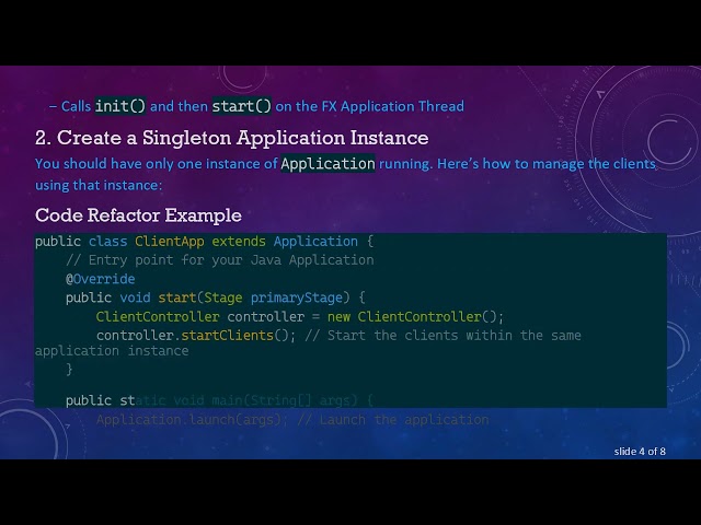 Running a Java Application with Multiple UI Threads
