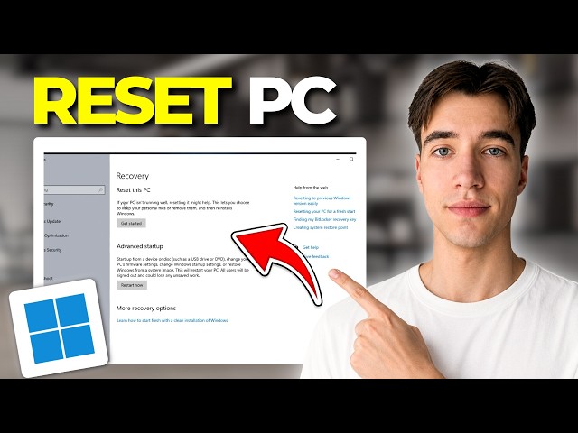 How To Reset PC Windows 11 | Tutorial 2026