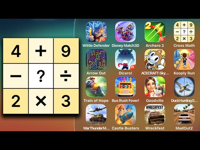 Cross Math - Latest New Game Update - Gameplay, Walkthrough (iOS,Android) Part 1