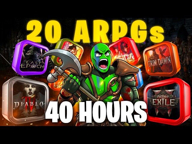 I Played 20 ARPGs For 2 Hours Each And Ranked Them