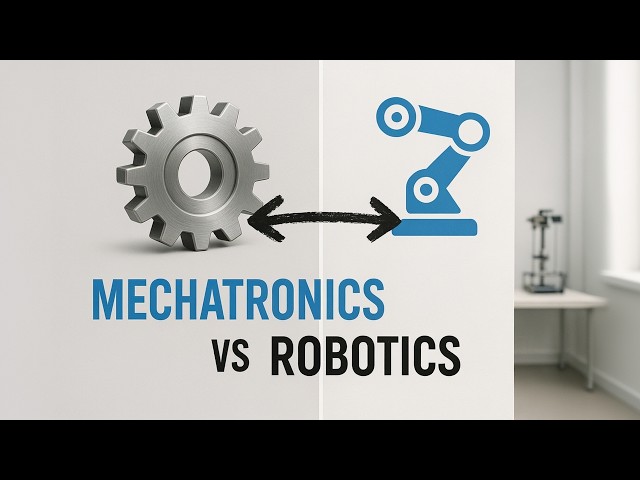What is the difference between Robotics and Mechatronics?