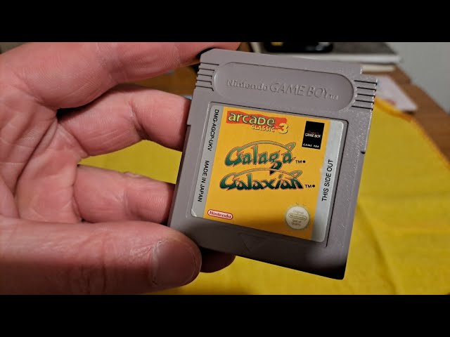 Nintendo. Game Boy. Galaga. (Game Play). |WebbWatch.