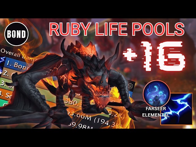 Ruby Life Pools +16 - Farseer Elemental Shaman - Season 2 Patch 12.1 - Midnight