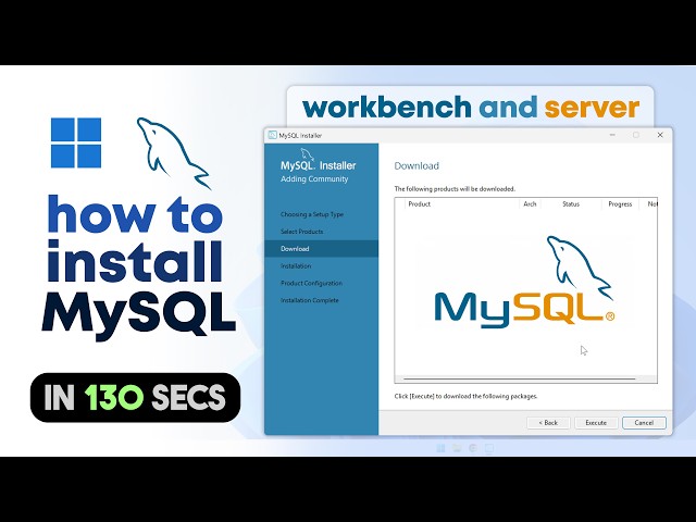 How to Install MySQL Workbench + Shell in Windows 11