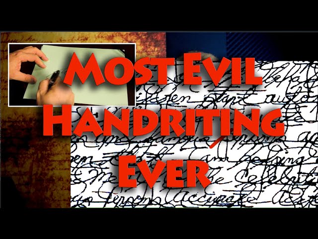 Most Evil Handwriting Ever. Criminal Mind Revealed in Graphology. Serial Killer?