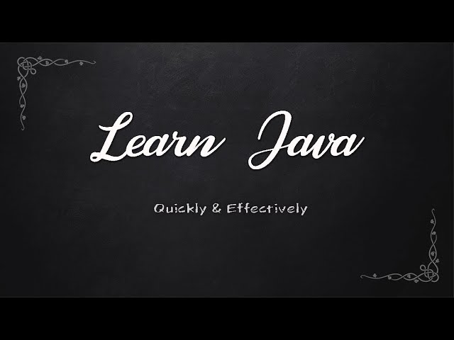 Learn Java Quickly & Effectively (Video Sample 3/5) [Write a program to find factorial of a number]