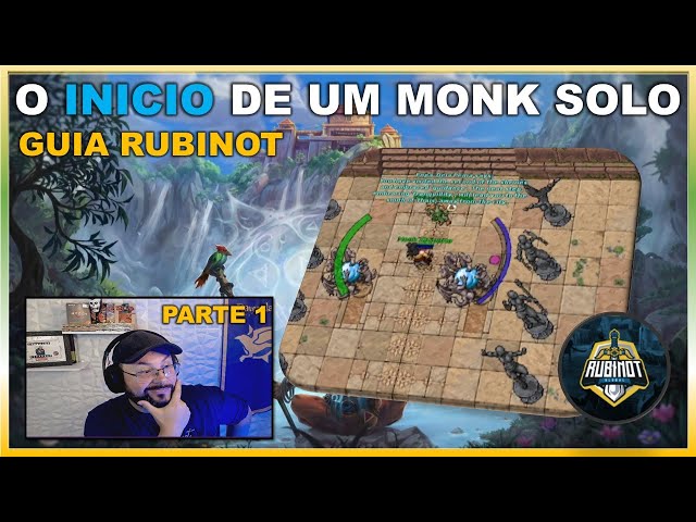 THE BEGINNING OF MONK SOLO ZERO INVESTMENT | RUBINOT GUIDE - PART 1