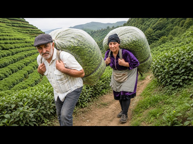 We spent all day harvesting the world’s most expensive mountain tea