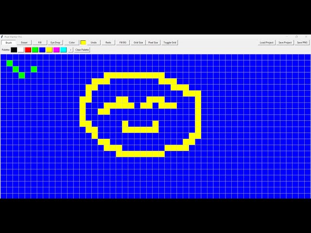 how to made Pixel Painter Pro in python with full code