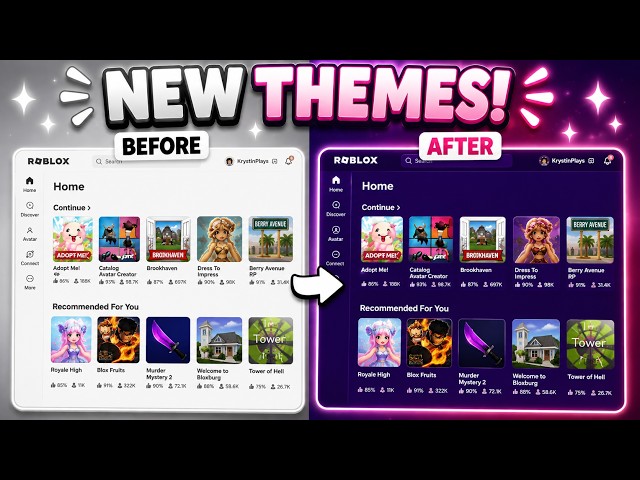 How to Change Your Roblox Profile Theme! (NEW Themes)
