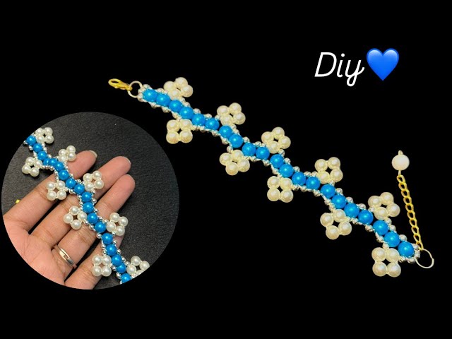 How to make zigzag pattern bracelet…?? Easy and simple tutorial 💙￼