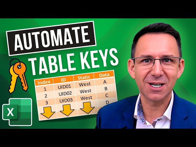 Excel Masterclass: The Complete Guide to Auto-Generating Indexes and IDs