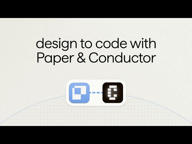 Paper and Conductor: design to code with parallel AI agents