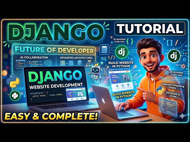 Install Django + Build Your First Website in 10 Minutes (Beginner Friendly)