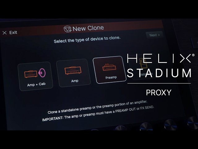 Line 6 Helix | Stadium Tour | Proxy Engine | Clone The Tone