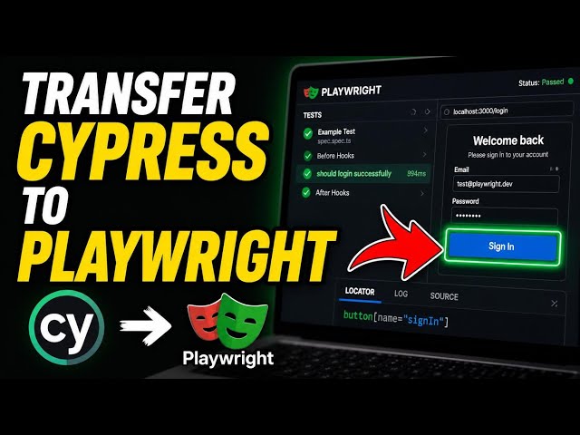 How to transfer your UI testing from Cypress to Playwright - Full Guide