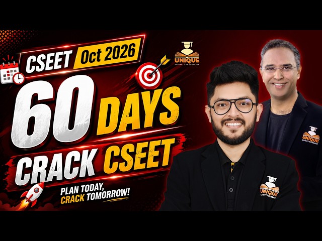 CSEET Oct 2026: 60 Days Strategy to Crack Your Exam! 🚀📚