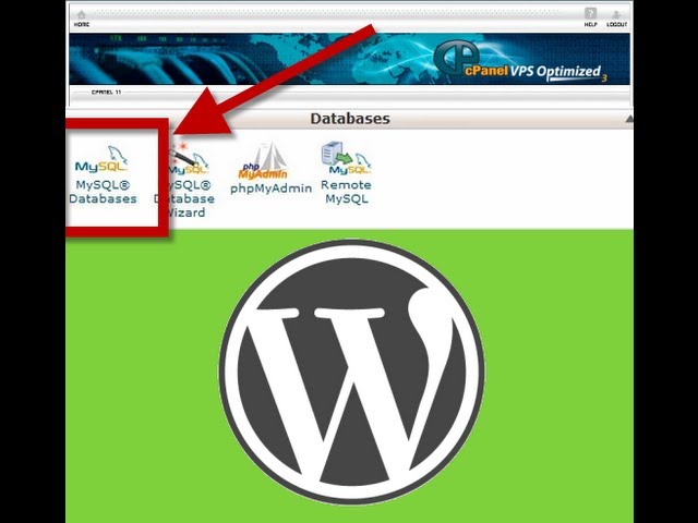 Create a MySQL database in cPanel for WordPress