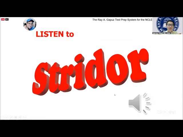 Nursing Study Group - Lung Sounds and Related Disorders