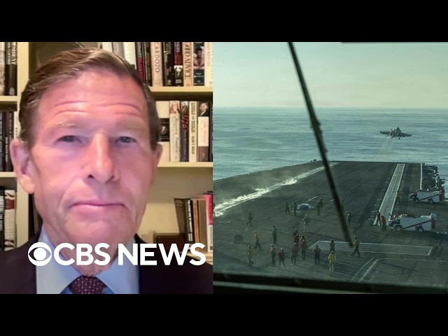Sen. Richard Blumenthal reacts to acting Navy secretary's statement about USS Lincoln conditions