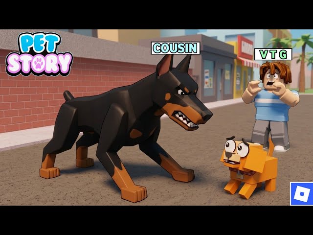 Me and My Cousin Got ADOPTED as a PET in ROBLOX