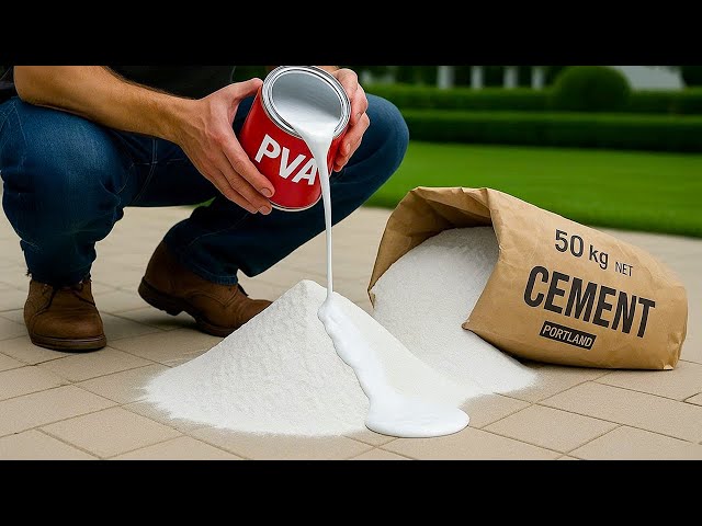 Mix PVA glue with White cement And Magic Happens 😱 Billions Of People Don't Know This Secret