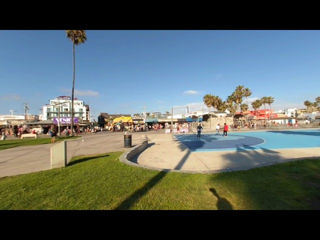 VR180 Slice of Life - Venice Beach Basketball Court