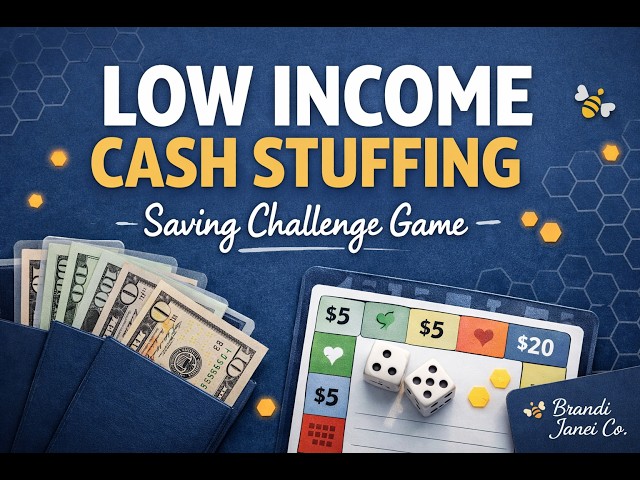 Low Income Cash Stuffing Saving Challenges | Fun Game Play Budgeting to Stay Consistent | March Wk 1