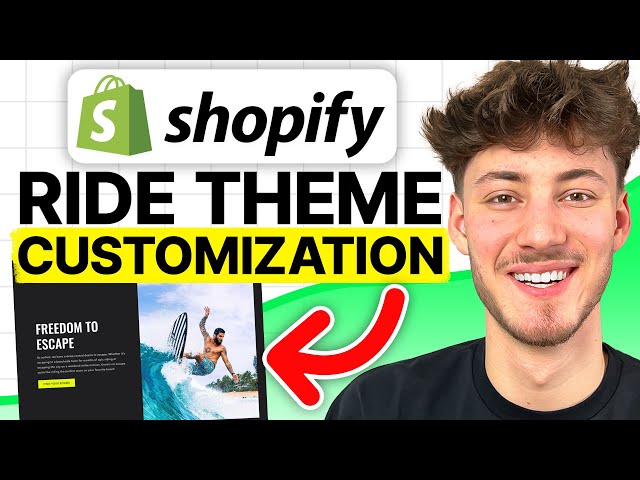 Shopify Ride Theme Customization | How To Customize Ride Theme (2026)