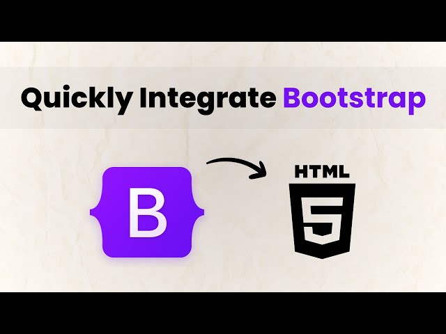 How To Add Bootstrap 5 in HTML | Use Bootstrap in HTML CSS