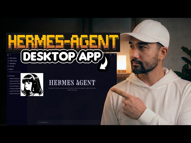 Hermes FINALLY Has a Desktop App - No Terminal Required