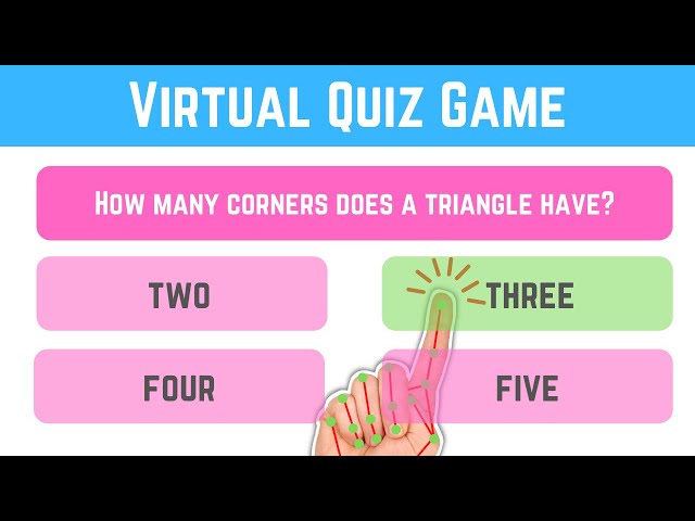 Virtual Quiz Game using OpenCV Python | CVZone