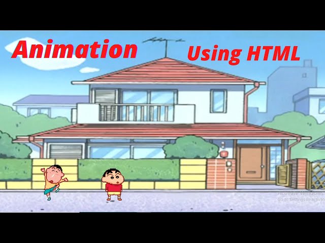 How To Create a Simple Animation  Using HTML in 5 minutes | Animation In HTML | Html Animation