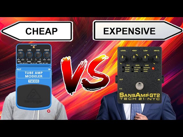 Cheap Vs Expensive Tech 21 SansAmp GT2 vs Behringer Tube Amp Modeler