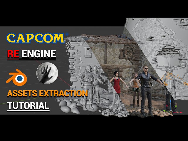 RE Engine Asset Extraction Tutorial | Export 3D Models from Video Games!